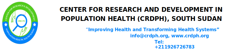 Centre for Research and Development in Population Health (CRDPH), South Sudan